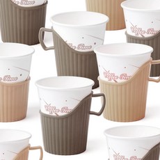 토탈하우스 에코 종이컵홀더 6P세트 손잡이 컵홀더 종이컵받침 컵받침, 에코-종이컵홀더-6P세트-6133