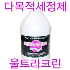 울트라크린3.75L 고농축 다목적세제 스테인레스 찌든때제거제 유리청소약품 욕실청소세제 변기청소세제 바닥청소용품 묵은때 오염청소약품, 1PIECE, 3.75L