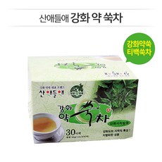 강화사자발쑥 [산애들애] 강화약쑥 티백차 30티백 x 1박스, 1개, 1g, 30개입