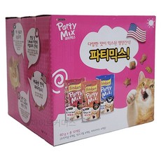 퓨리나 파티믹스 3종 60g X 12개 애묘간식 고양이간식, 720g, 1박스