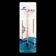다팜아쿠아 YB무역 CS-060 관상어 열대어 수족관 수온 측정 14.5cm 일자형 유리 가는 온도계, 1개