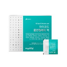 마이코드 올인원데이 팩 2g x 30팩 (1개월분) 18종 비타민미네랄 고함량 100% 멀티팩, 01.마이코드 올인원데이 30팩, 수량:01.마이코드 올인원데이 30팩