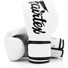 Fairtex (페어 텍스) BGV14 마이크로 화이버 권투 장갑 무에타이 권투 MMA 킥복싱 트레이닝 용품 무술, 화이트, 1개