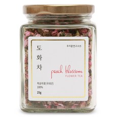 우리꽃연구소 도화차 복숭아꽃차, 25g, 1개입, 1개