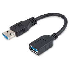 스타텍 6ft 블랙 슈퍼스피드 USB 3.0 Extension 케이블 A AM F 2m 3 암수 Ext 코드 5Gbps USB3SEXT6BK 261082, 1 Count (Pack of 1)_Black - ext-a3