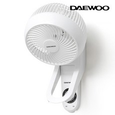벽걸이 써큘레이터 3엽 날개 입체 회전 입체바람 360도 회전 에어 서큘레이터 벽걸이형 UW908M 공기순환기, 단품
