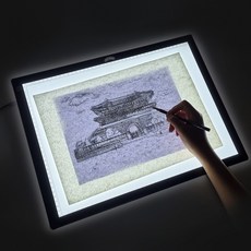 아티바바 스케치 라이트보드 A4 _ LED 애니메이션 드로잉보드 디자인보드 라이트박스 제도판