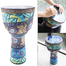 젬베 젬버 Djembe 드럼 8 인치 아프리카 Djembe 드럼 다채로운 천 아트 ABS 배럴 PVC 피부 어린이 손 드럼 뜨거운, 중국