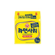 오뚜기 라면사리 얇은면 110g, 5개