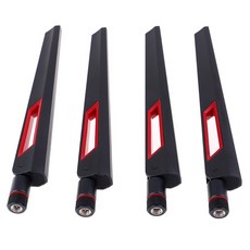 2pcs 12 Dbi 듀얼 밴드 와이파이 안테나 2.4G 5G 5.8Gh RP SMA 남성 범용 안테나 증폭기 WLAN 라우터 Antenne 부스터|통신용 안테나|, 1개, SMA Male, 단일
