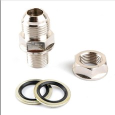 DIY 터보 오일 팬 오일 섬프 리턴 드레인 어댑터 용접 없음 자동차 개조 액세서리 10AN 1 개, [01] silver, 1)silver, 1개
