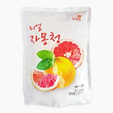 아이스박스 포함+ 두레원 리얼 자몽청 2kg / 자몽 슬라이스 차 에이드 칵테일 농축액 베이스, 1개, 1개입