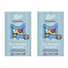 Boots Good Gut Live Friendly Bacteria Kids 부츠 거트 키즈 라이브 프랜들리 박테리아 30츄어블 2팩, 1개