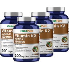 누사퓨어 비타민 k2 mk7 120mcg 200베지캡슐 4개