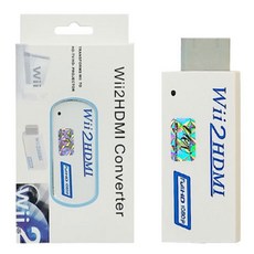 닌텐도 Wii HDMI 컨버터 위 업스케일링, 1개, 단일상품