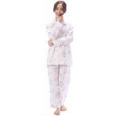 NISHIKI [니시키] 잠옷 일제면 100 % 피부에 좋은 【선택할 색상] 긴팔 전 열고 봄 방향 가을 방향 더블, 1, 단일상품