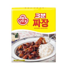 오뚜기 3분짜장, 200g, 7개