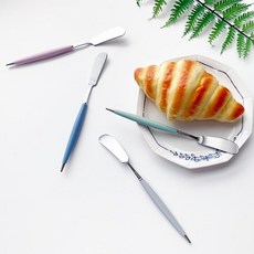 SILIYA 모던 파스텔 버터나이프 (BK), 그린, 1개