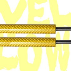 현대 테라칸 (HP) 용 리프트 지지대 충격 가스 스트럿 스프링 스포일러 없음 2001-2006 540mm 뒷문 리어 트렁크 부트 댐퍼, 6) Yellow Carbon Fiber, 6) Yellow Carbon Fiber
