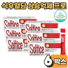 솔티스 혈당 프로텍션 프로 식후 혈당 관리 케어 영양제 아틱오트 귀리식이섬유 베타글루칸 부모님 선물, 6박스, 10포