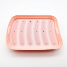 실리콘 소시지 메이커 금형 DIY 수제 햄버거 핫도그 재사용 주방 액세서리 케이크 베이킹 파이용 가제트, Pink, Pink, 1개