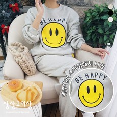 상상그이상 여성용 기모스마일세트 긴팔맨투맨 기모안감 조거바지 트레이닝세트 츄리닝 운동복 영문레터링 허리밴딩 고무줄 캐주얼룩 강아지산책 꾸안꾸 연말룩 가성비아이템