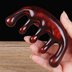 방지 도구 전기셋팅롤 엉킴 셋팅기 마사지 빗 부드러운 자오선 천연 정전기, Red