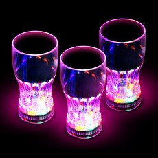 Texbo LED 야광소주맥주 환상조합을 만들 수 있는 소맥잔 맥주잔 LED 맥주잔 술잔 소품 컵 용품 짝짝이 특이한 맥주잔소주잔 맥주잔 세트 머그컵, 2개의 LED 맥주 잔