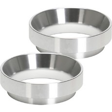 MOJAE 알루미늄 마그네틱 커피 파우더 링 51mm, 2개, Silver