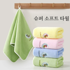 남성 여성 학생에게 적합한 가정용 순수 코튼 흡수성 페이스 타올 산호 양털 만화 디자인, [18] Moon Bear towel 3 Pack Gr