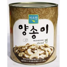 양송이버섯 슬라이스 통조림 2.8kg 중식 덮밥 잡채, 1개