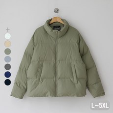 남자 빅사이즈 오버핏 볼륨 숏패딩 점퍼/L~5XL