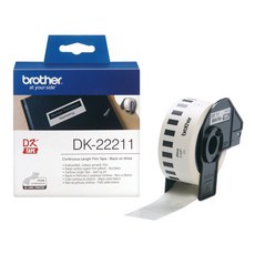 브라더 라벨DK22211 29mmx15.24M 필름 QL800 QL700, 1개