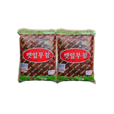 두남 깻잎무침, 4kg, 2개