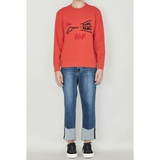 [customellow] texture embroidery sweat shirt_CWTAS19173ORX