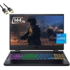 Acer Nitro 5 게이밍 노트북 15.6인치 FHD 144Hz IPS 12세대 인텔 12코어 i5-12500H GeForce RTX 3060 140W 64GB RAM, 64GM RAM | 2TB SSD+2TB HDD - i5-12500