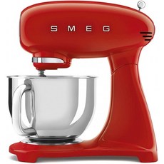 [240볼트] smeg SMF03RDUK 50의 레트로 스타일 스탠드 믹서 레드, 단일옵션