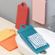 미니 논슬립 속옷 손빨래 편리한 빨래판 걸이형 그린 손빨래판 솟옷 나무 가정용 빨레판, 1개
