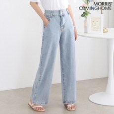 [모리스커밍홈] 더블버튼 와이드 데님 팬츠_[M2103DP019A]