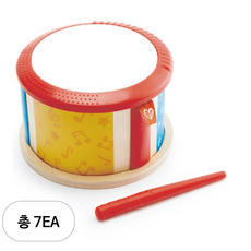 하페 멜로디 드럼 완구, 혼합 색상, 7개