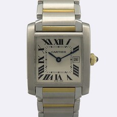 고이비토 중고명품 까르띠에 탱크 프랑세즈 콤비 미듐 여성시계 K5557C