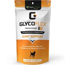 VetriSCIENCE Laboratories VetriScience GlycoFlex Stage 3 Maximum Strength Hip and Joint Supplement, Small Dog Formula - 글라이코플렉스