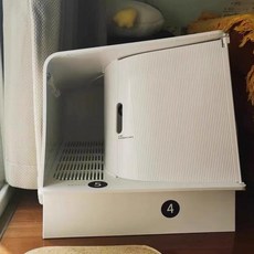 고양이화장실후드형 빌라 고양이 쓰레기 대야 변기 완전 밀폐형 탈취 튀지 않는 배설물 침대팬 애완 동물, [01] A, 1개