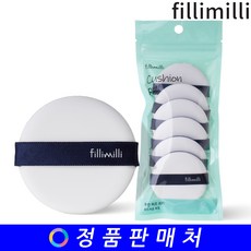 필리밀리 쿠션 퍼프 6P, 혼합색상, 1개