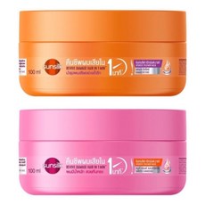 썬실크(Sunsilk) 헤어트리트먼트 오렌지색, #01.헤어트리트먼트 오렌지색 100ML(2통), 1개, 100ml