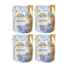 샤프란아우라 초고농축 섬유유연제 뮤게&아이리스 홀리데이판타지 2.6L 리필용 x 4개입 (1 BOX), 4개