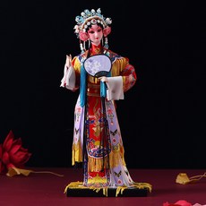 북경 견인 진열품 중 국풍 특색 미니선물 외지인 경극 캐릭터 페이스, T십사 인치