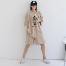 남성청반바지세트