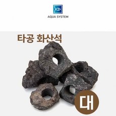 아쿠아시스템 타공 화산석(대) 8 11cm수조용품 수족관용품 장식용품 수조장식 화산석 수석 타공 타공화산석 대형화산석, 본상품