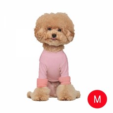 강아지 캐시 웜 올인원(핑크 M), 본상품